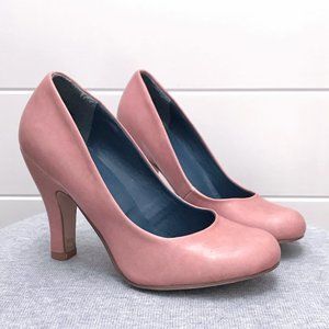 MADDEN GIRL Blush Rose Pink Round Toe Pumps